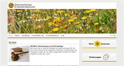 Desktop Screenshot of erwerbsimkerbund.at