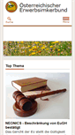 Mobile Screenshot of erwerbsimkerbund.at